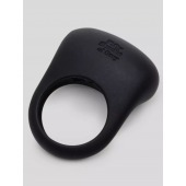 Черное эрекционное виброкольцо Sensation Rechargeable Vibrating Love Ring - Fifty Shades of Grey - во Владикавказе купить с доставкой