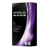 Презервативы с утолщённой стенкой VITALIS PREMIUM strong - 12 шт. - Vitalis - купить с доставкой во Владикавказе
