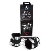 Серо-черные наручники Totally His - Fifty Shades of Grey - купить с доставкой во Владикавказе