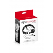 Жесткий шар-кляп с зажимами для сосков - Fetish Tentation - купить с доставкой во Владикавказе