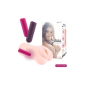 Телесный вибромастурбатор-вагина Sandara Auto - KOKOS - во Владикавказе купить с доставкой