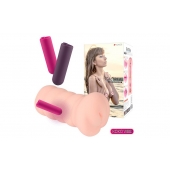 Телесный вибромастурбатор-вагина Gloria Auto - KOKOS - во Владикавказе купить с доставкой