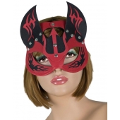 Маска дьяволицы с рожками - LOVETOY (А-Полимер) - купить с доставкой во Владикавказе