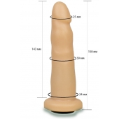 Телесная насадка Harness - 15,8 см. - LOVETOY (А-Полимер) - купить с доставкой во Владикавказе