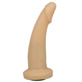Телесная гладкая насадка Harness - 14,7 см. - LOVETOY (А-Полимер) - купить с доставкой во Владикавказе