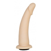 Телесная гладкая насадка-фаллоимитатор Harness - 17 см. - LOVETOY (А-Полимер) - купить с доставкой во Владикавказе