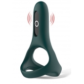 Изумрудное виброкольцо Magic Motion Rise с подхватом мошонки - Magic Motion - во Владикавказе купить с доставкой