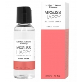 Смазка на силиконовой основе Mixgliss Happy - 50 мл. - Mixgliss - купить с доставкой во Владикавказе
