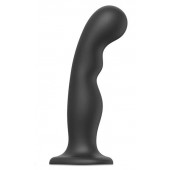 Черная насадка Strap-On-Me Dildo Plug P G size XXL - Strap-on-me - купить с доставкой во Владикавказе