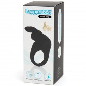 Черное эрекционное виброкольцо Happy Rabbit Rechargeable Rabbit Cock Ring - Happy Rabbit - во Владикавказе купить с доставкой