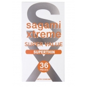 Ультратонкие презервативы Sagami Xtreme Superthin - 36 шт. - Sagami - купить с доставкой во Владикавказе