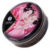 Массажная свеча Rose Petals с ароматом розы - 30 мл. - Shunga - купить с доставкой во Владикавказе