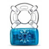 Синее эрекционное виброкольцо One Night Stand Vibrating C-Ring - Blush Novelties - во Владикавказе купить с доставкой