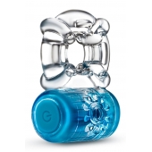 Синее эрекционное виброкольцо One Night Stand Vibrating C-Ring - Blush Novelties - во Владикавказе купить с доставкой