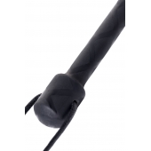 Чёрный стек с фигуркой леопарда на наконечнике - 21 см. - ToyFa - купить с доставкой во Владикавказе