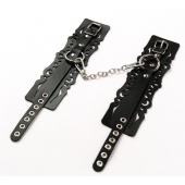 Узорчатые кожаные оковы с регулируемыми ремешками - Crazy Handmade - купить с доставкой во Владикавказе