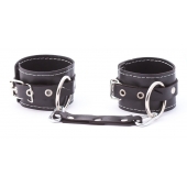 Кожаные двухслойные оковы с регулируемыми ремешками - Crazy Handmade - купить с доставкой во Владикавказе