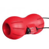 Красный тугой мастурбатор с вибропулями  и пультом - S-HANDE - во Владикавказе купить с доставкой