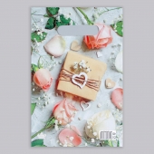 Полиэтиленовый пакет  Подарочек  с вырубной усиленной ручкой - 20 х 30 см. - Сима-Ленд - купить с доставкой во Владикавказе