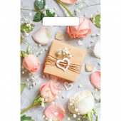 Полиэтиленовый пакет  Подарочек  с вырубной усиленной ручкой - 20 х 30 см. - Сима-Ленд - купить с доставкой во Владикавказе