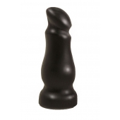 Чёрный массажёр простаты с приплюснутой головкой - 13 см. - LOVETOY (А-Полимер) - во Владикавказе купить с доставкой