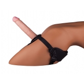 Страпон Харнесс в подарочной упаковке - 21 см. - LOVETOY (А-Полимер) - купить с доставкой во Владикавказе