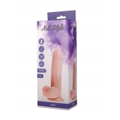 Реалистичный дилдо на присоске ART-Style №28 - 18 см. - Art-Style
