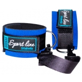 Сине-чёрные оковы на ноги из неопрена - Sitabella - купить с доставкой во Владикавказе