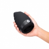 Черный вибромастурбатор для мужчин с подогревом - Pink Vibe - во Владикавказе купить с доставкой