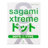 Презерватив Sagami Xtreme Type-E с точками - 1 шт. - Sagami - купить с доставкой во Владикавказе