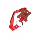 Кляп-кольцо на красных ремешках - Sitabella - купить с доставкой во Владикавказе