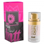 Возбуждающий гель Golden Chups с малиновым ароматом - 17 мл. - INTT - купить с доставкой во Владикавказе
