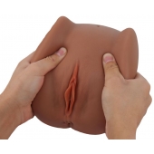 Мастурбатор Black Beauty - вагина и анус - S-HANDE - во Владикавказе купить с доставкой