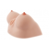 Полуторс Juliana Breast в виде груди с вибровагиной - KOKOS - во Владикавказе купить с доставкой