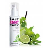 Съедобное согревающее массажное масло Love Me Tender Mojito с ароматом мохито - 100 мл. - Love to Love - купить с доставкой во Владикавказе