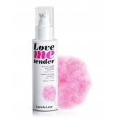 Съедобное согревающее массажное масло Love Me Tender Cotton Candy с ароматом сладкой ваты - 100 мл. - Love to Love - купить с доставкой во Владикавказе