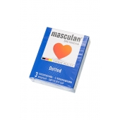 Презервативы с пупырышками Masculan Dotted - 3 шт. - Masculan - купить с доставкой во Владикавказе