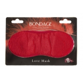 Красная маска на глаза BONDAGE - Lola Games - купить с доставкой во Владикавказе