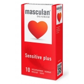 Презервативы Masculan Sensitive plus - 10 шт. - Masculan - купить с доставкой во Владикавказе