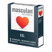 Презервативы увеличенного размера Masculan XXL - 3 шт. - Masculan - купить с доставкой во Владикавказе