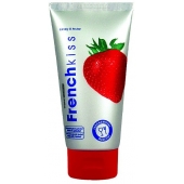 Съедобный лубрикант Frenchkiss с ароматом клубники - 75 мл. - Joy Division - купить с доставкой во Владикавказе