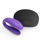 Фиолетовый вибромассажер для пар We-Vibe Sync Go - We-vibe