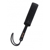 Черный кожаный пэддл - 37 см. - Pecado - купить с доставкой во Владикавказе