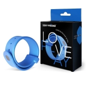 Голубой эрекционный ремешок-утяжка - 1137 - во Владикавказе купить с доставкой