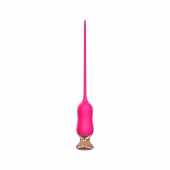 Розовый тонкий стимулятор Nipple Vibrator - 23 см. - I-MOON - купить с доставкой во Владикавказе