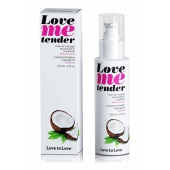 Съедобное согревающее массажное масло Love Me Tender Cocos с ароматом кокоса - 100 мл. - Love to Love - купить с доставкой во Владикавказе