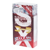 Ароматизированные презервативы Sagami Xtreme COLA - 10 шт. - Sagami - купить с доставкой во Владикавказе
