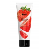 Лубрикант на водной основе OYO Aroma Gel Strawberry с ароматом клубники - 75 мл. - OYO - купить с доставкой во Владикавказе