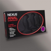 Набор из 3 массажеров простаты чёрного цвета NEXUS ANAL STARTER KIT - Nexus Range - во Владикавказе купить с доставкой