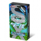 Презервативы Sagami Xtreme Mint с ароматом мяты - 10 шт. - Sagami - купить с доставкой во Владикавказе